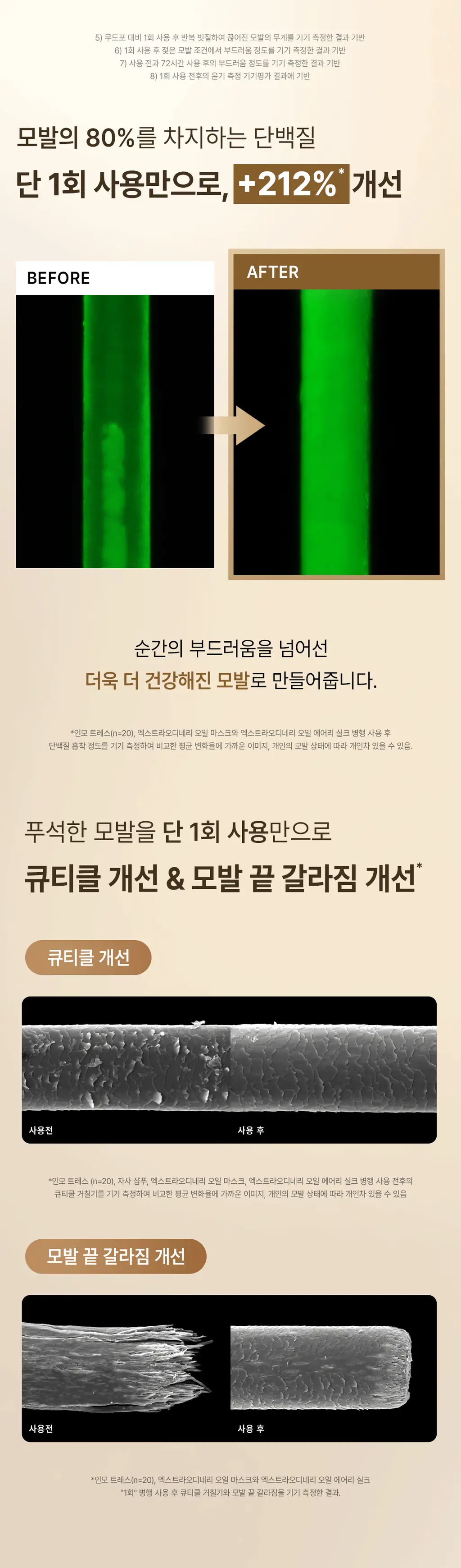 [1&1ㅣ고영양 헤어팩] 로레알파리 오일마스크팩/살롱케어 250ml 단품/기획 택 1 상세페이지 21